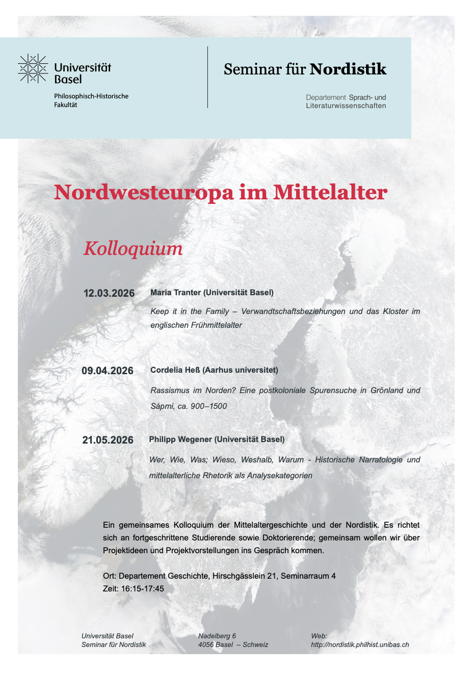 Kolloquium Nordwesteuropa